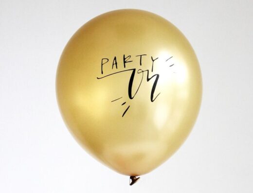 Custom Wording Plain 12 Helium Balloon