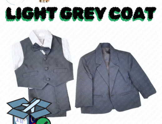 light grey coat for kids