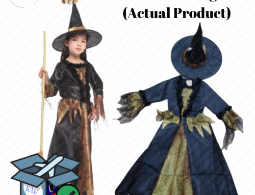 gold witch costume