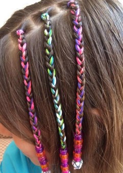 2 colours braids