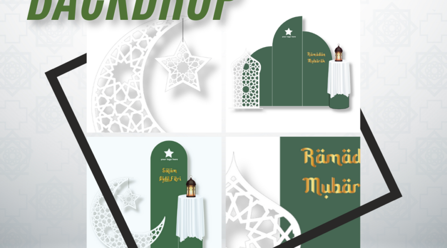 Stunning Raya Backdrop Set: Elevate Your Office & Store Decoration This Ramadan!